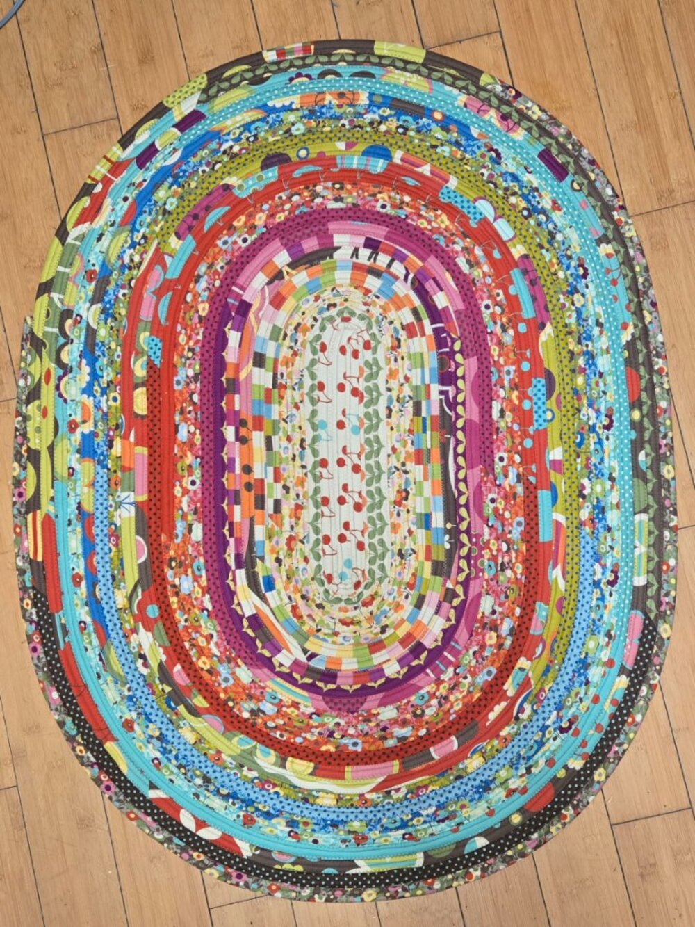 Quilted Rug Handmade Christmas Gift for Birthday Present Idea for Dorm Decor